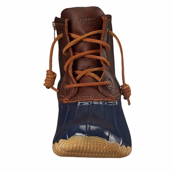 NEW Sperry Saltwater Waterproof Navy Duck Boot - Picture 6 of 16